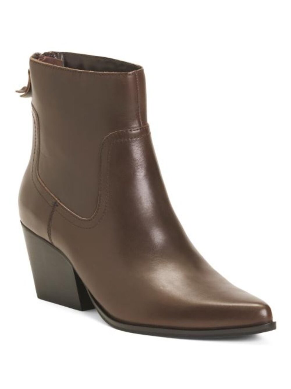 NAKED FEET Leather Baton Booties